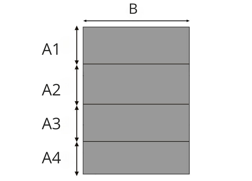 Matelas 4 pièces (3 plis)