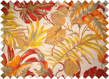 Toile Botanique Orange